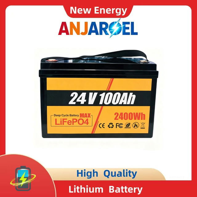 24V 100Ah LiFePO4 Deep Cycle Battery